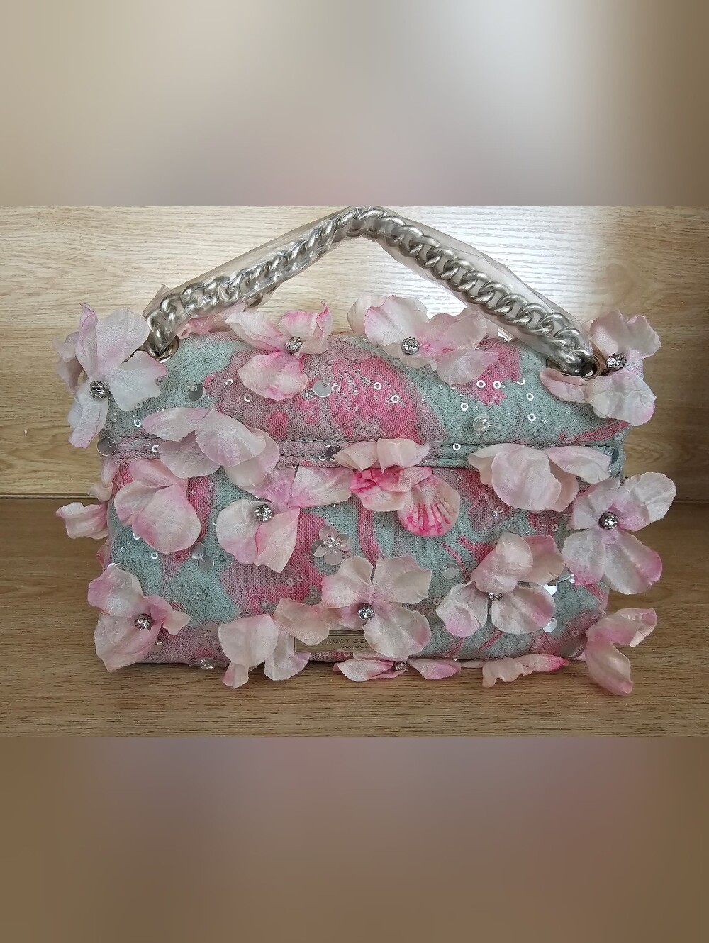Kurt Geiger Mini Kensington Flower Bag. - Picture 7 of 12